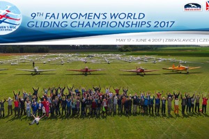 9th FAI Women´s world gliding Championship 2017, Zbraslavice. Zdroj: Aeroklub Zbraslavice