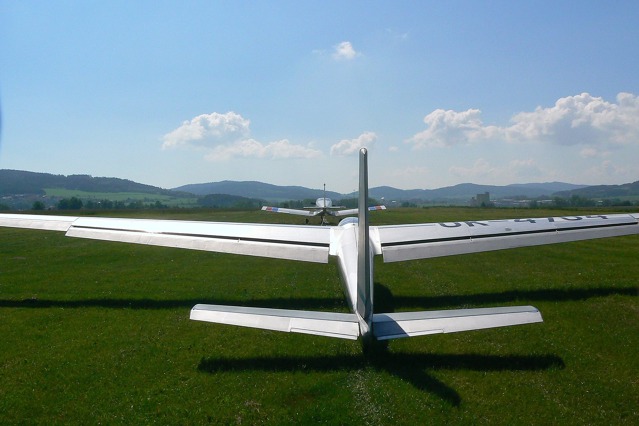  Na start! OK-4704 při prvním letu po přestavbě u svého majitele, Aeroklubu Strakonice.  Foto: Aeroklub Strakonice 