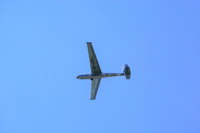 Strakonický Blaník na nebi nad svým domovským letištěm. Foto: Aeroklub Strakonice 
