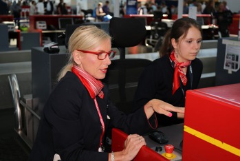 Helena Kocourková, check-in agentka, Czech Airlines Handling