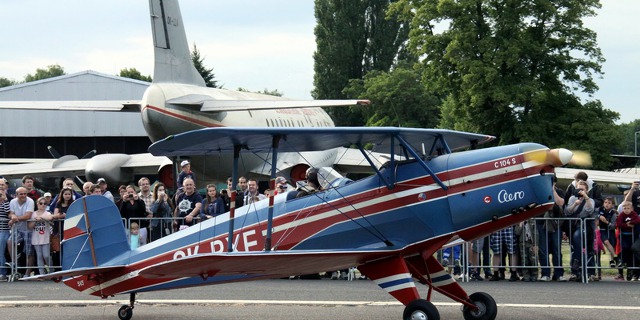 Aero C-104S na jedné z předchozích akcích LMK. Zdroj: Vojenský historický ústav