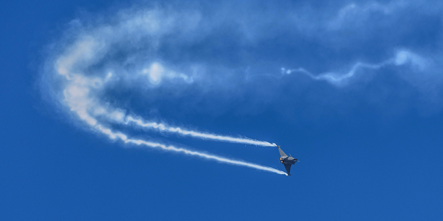 Francouzský stíhací letoun Dassault Rafale. Le Bourget 2017. Zdroj: Siae