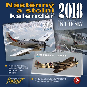 Nástěnný a stolní kalendář In the Sky 2018