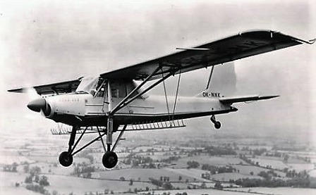 Aero L-60 Brigadýr OK-NKK, s nímž Miroslav Křemen absolvoval neúspěšnou obchodní misi do Anglie. Zdroj: Aircraftphoto.com