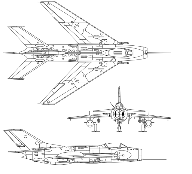 MiG-19S. Zdroj: Wikimedia