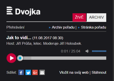 Záznam pořadu si můžete přehrát po klinutí na obrázek. Obr.: FR