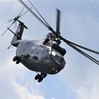 Impozantní podívanou představuje největší sériově vyráběný vrtulník na světě Mi-26T2.