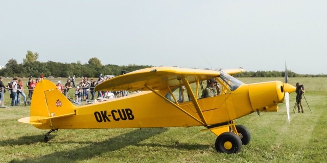 Piper 18 OK-CUB. Zdroj: Letiště Letňany