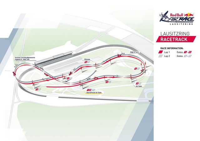 Trať závodu RBAR LAusitzring 2017. Zdroj: RBAR.com