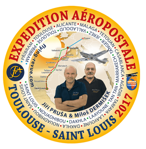 Logo eExpedice Aéropostale 2017. Zdroj: Flying Revue