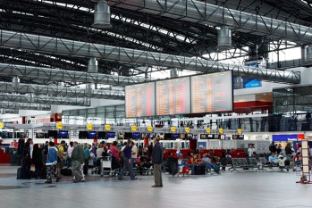 Letiště Václava Havla Praha. Odbavovací hala Terminálu 1. Foto: Letiště Praha