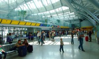 Interiér haly letiště Brno-Tuřany. Foto: Letiště Brno Interiér haly letiště Brno-Tuřany. Foto: Letiště Brno