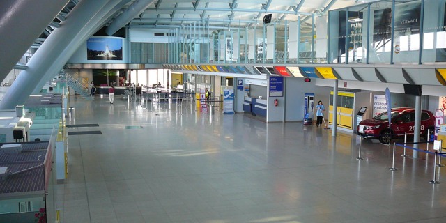 Odletová hala letiště Brno-Tuřany. Foto: Michal Beran
