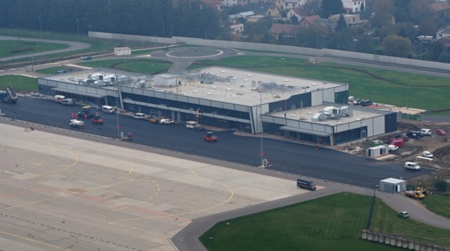 Nový terminál Letiště Pardubice je před dokončením. Foto: airport-pardubice.cz