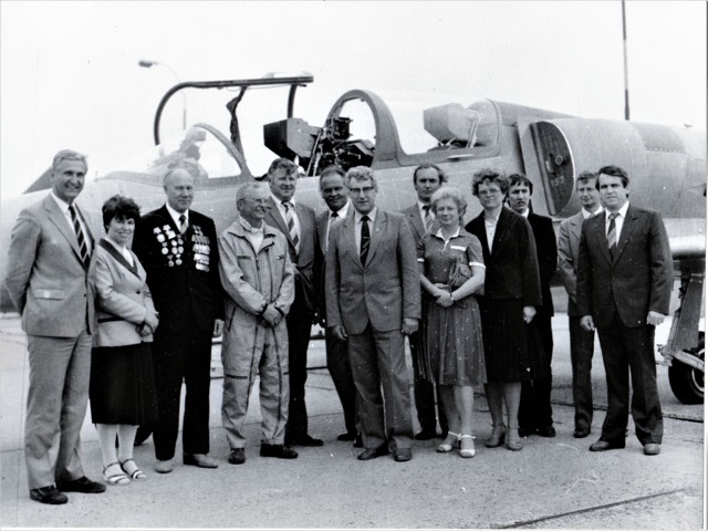 Z předvádění Aero L-39 Albatros. Nedatováno. Archiv Aleše Křemene