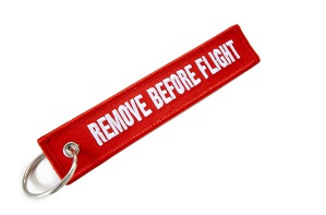 Klíčenka Remove before flight