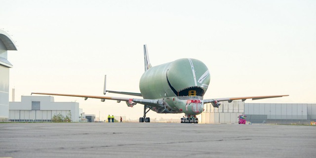 BelugaXL se v lednu 2018 poprvé představila letecké veřejnosti. Foto: Airbus 