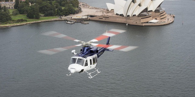 Bell 412EPI při záchranářské misi. Foto: Bell