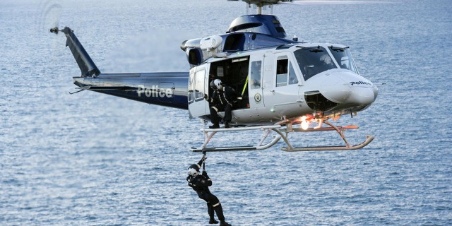 Bell 412EPI při záchranářské misi. Foto: Bell