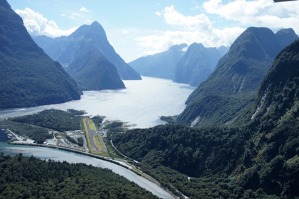 Letiště Milford Sound/The airport of Milford Sound