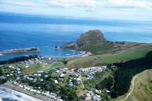 Pobřeží jižně od Gisborne/The coast south of Gisborne