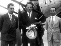 Jedna z posádek Aéropostale: Jean Dabry, Jean Mermoz a Geo Gimie