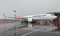 Nejnovější přírůstek do flotily Travel Service, Boeing 737MAX 8. Bude létat pod značkou Smart Wings. Foto: Jan Dvořák, FR Nejnovější přírůstek do flotily Travel Service, Boeing 737MAX 8. Bude létat pod značkou Smart Wings. Foto: Jan Dvořák, FR