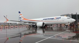 Nejnovější přírůstek do flotily Travel Service, Boeing 737MAX 8. Bude létat pod značkou Smart Wings. Foto: Jan Dvořák, FR