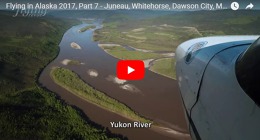 Video: Cessnou 172 nad Aljaškou 7. Ledovce i zlatonosné řeky