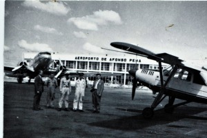 Na brazilském letišti Aeoroporto Afonso Pena. Foto: Archiv Aleše Křemene 