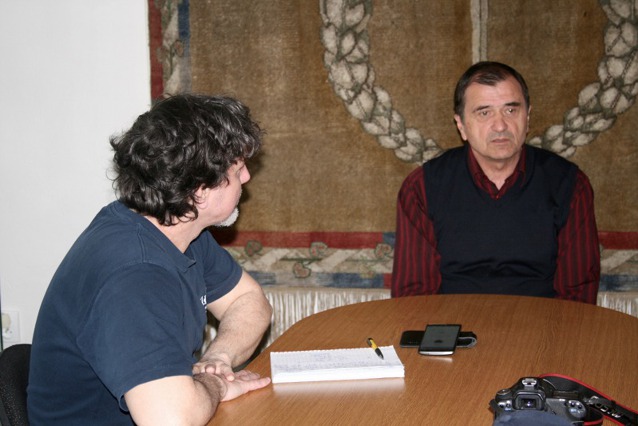Václav Vašek (vpravo) při rozhovoru pro web Flying Revue na sklonku léta 2016