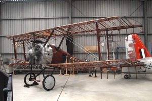 Odstrojený Sopwith Camel.