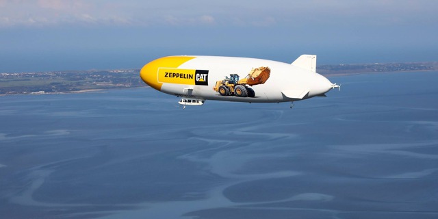 Zeppelin NT míří ku Praze. Zdroj: Zeppelin CZ