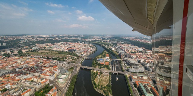 Přelet Štvanice. Foto: Naďa Murmaková