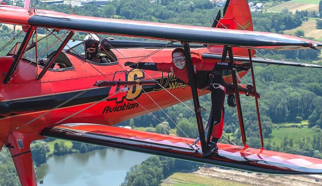 Emiliana a Danielle Del Buono ze švýcarského sdružení 46 Aviation.