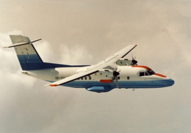 Třetí létající prototyp L-610M, se kterým Miroslav Srnec zažil dramatickou situaci nad kunovickým letištěm. Foto: Archiv M. Srnce 