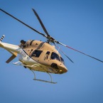 Bell 427 nad letištěm v Hradci Králové při Helicopter show 2018 Foto: Pro FR Lukáš Trtílek 