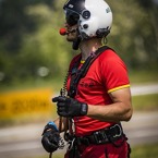 Z ukázky zásahu IZS na Helicopter show 2018. Foto: Pro FR Lukáš Trtílek 