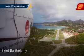 Letiště na ostrově Saint Barthélemy v Karibiku - jedno z pilotně nejnáročnějších letišť světa. 