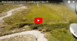 Neobvyklá přistání 5: Letiště Fox Glacier, Nový Zéland