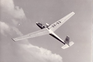 Motorizovaný prototyp XL-13 OK-6201 v letu. Foto: VHÚ Praha