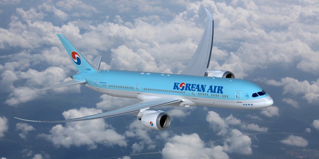 B787-9 Dreamliner v barvách Korean Air