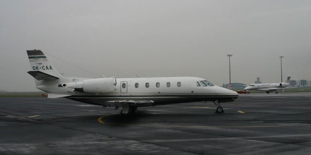 Cessna Citation 560 XL, jeden ze dvou dosavadních strojů letky OLO.