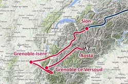 Třetí letový den expedice Alpy 2015. 