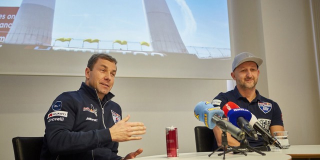 Tisková konference Martina Šonky a Petra Kopfsteina před startem nové sezóny RBAR. Foto: Adam Maršál (nedori)