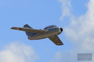 MiG-15UTI za letu. Zdroj: AP