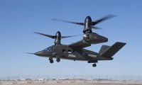Konvertoplán Bell V-280 Valor po vzletu. Zdroj: Bell Konvertoplán Bell V-280 Valor po vzletu. Zdroj: Bell