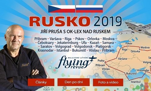 Chci dvakrát obletět Moskvu, těší se na právě zahájenou expedici Rusko 2019 pilot Jiří Pruša