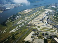 Philadelphia International Airport, pohled z OK-LEX Philadelphia International Airport, pohled z OK-LEX