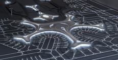 Vizualizace a model plánovaného Terminálu 3 letiště Charbin v Číně. Zdroj: architizer.com Vizualizace a model plánovaného Terminálu 3 letiště Charbin v Číně. Zdroj: architizer.com